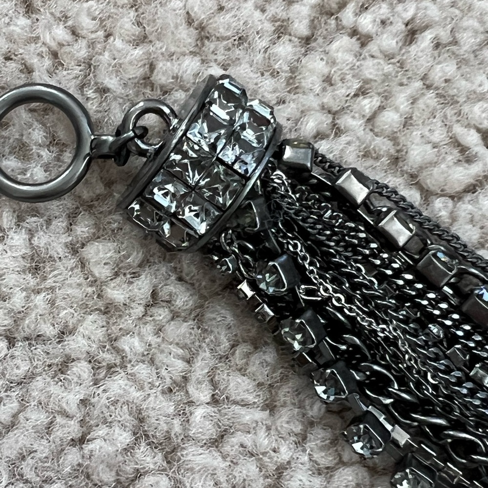 Kenneth Cole Elegant Silver-Tone Multi-Chain Bracelet - Picture 3 of 6